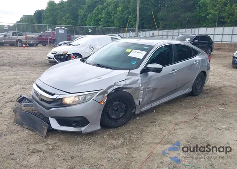 2018 Honda Civic Lx из США, поврежденный, VIN 19XFC2F62JE033034